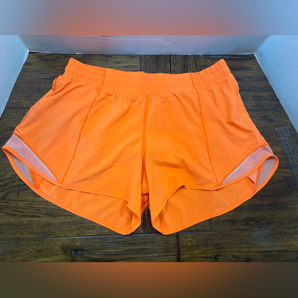 lululemon athletica Orange Athletic Shorts